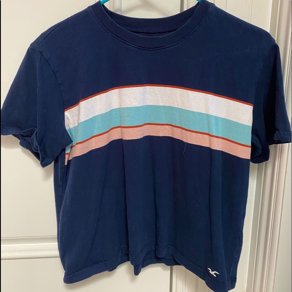 Hollister cropped tee